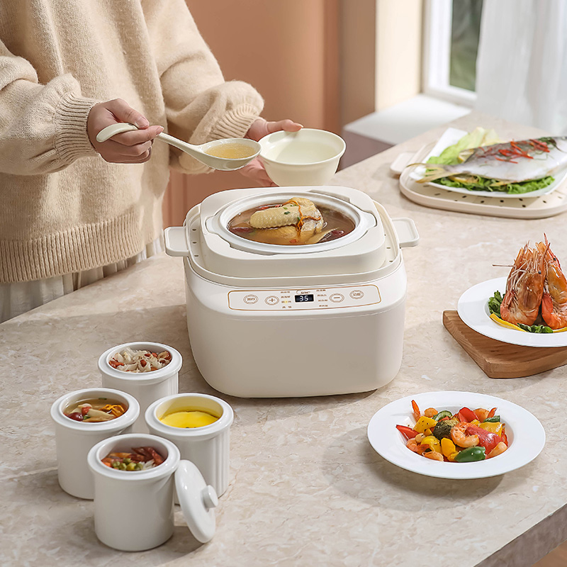 XBC- Multi-function insulated electric steamer with four small sauces